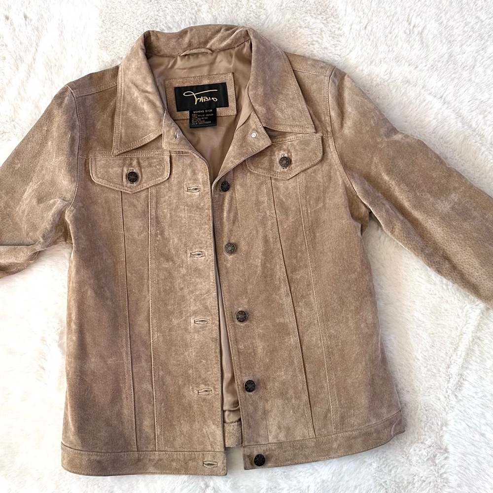 Fabio 90s Vintage Sude Jacket